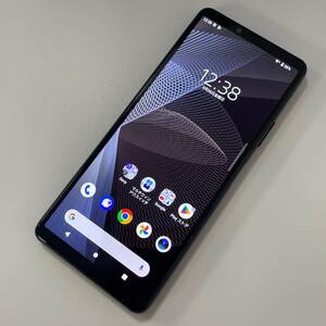 au ソニー・エリクソン Xperia 10 III SOG04 ブラック SIMロック解除済