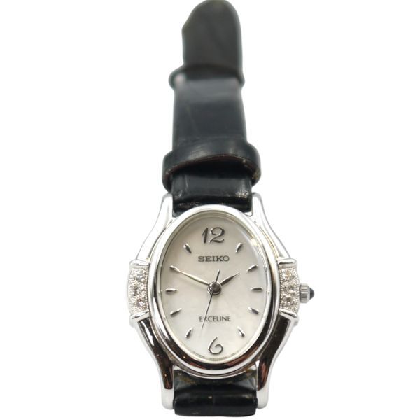 80s 未使用 高級 SEIKO エクセリーヌ QZ 電池交換済 日本製 腕時計 未使用 80s 高級 SEIKO エクセリーヌ QZ 電池交換済 日本製 腕時計