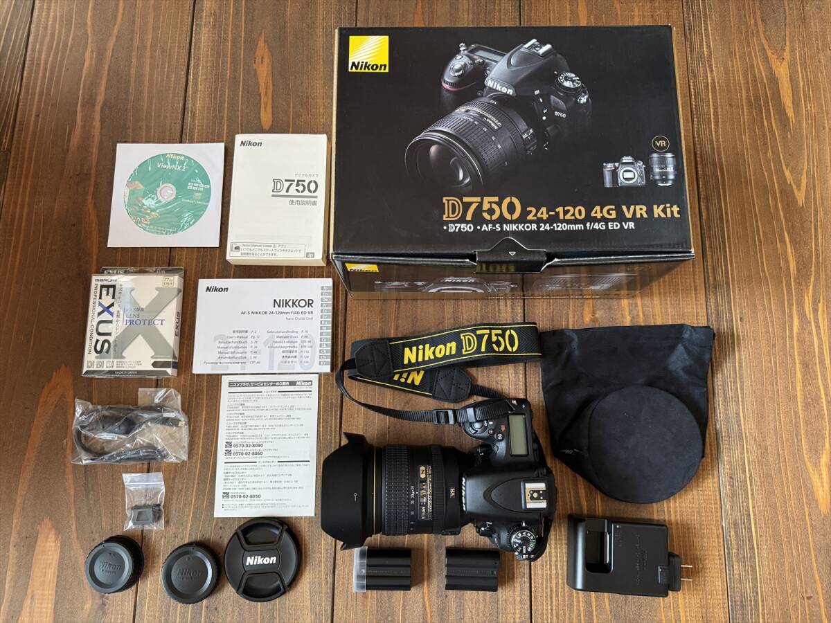 Nikon - 未使用品 Nikon 24-120mm F4 VR Nikkor D750キット Nikon D750 24-120 レンズキットを買ったのでブログでレビューし