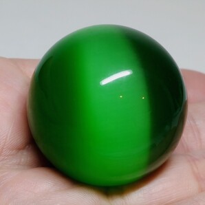 N-70 キャッツアイ 85g 猫目石 スフィア 丸玉 加工品 原石 鑑賞石 自然石 天然石 誕生石 鉱石 鉱物 宝石 水石