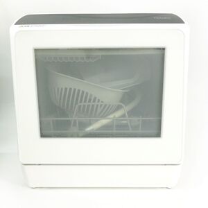 106 THANKO/サンコー ラクア 水道いらずのタンク式食器洗い乾燥機 STTDWADW ホワイト 2023年製 食洗機 ※中古