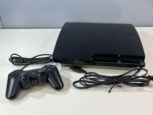 ◆通電確認済み SONY ソニー PlayStation3 プレイステーション3 PS3 CECH-2100A ブラック 本体 コントローラー プレステ3 現状品 管理KA451