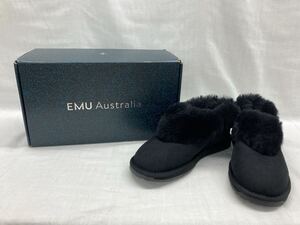 EMU AUSTRALIA Emu мутон ботинки 25cm ботинки WP11850 чёрный женский короткие сапоги US 8 черный Black Австралия обувь