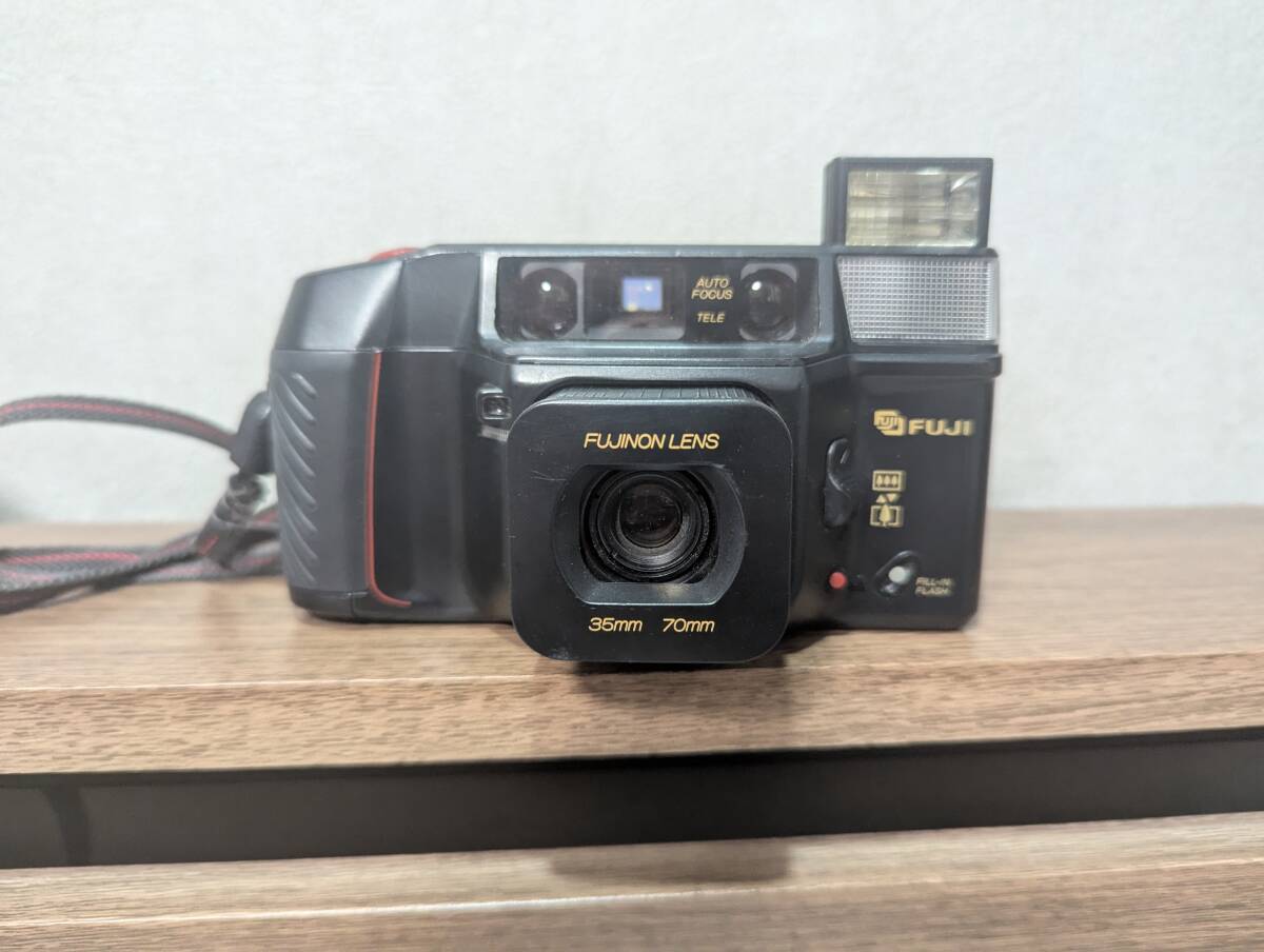 【希少・美品】富士フイルム フィルムカメラ CARDIA 拡張レンズ付 FUJIFILM 富士フィルム CARDIA MINI TIARA フィルムカメラ SUPER