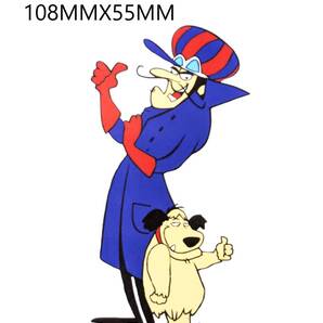 GW95-01 特価 ヴィンテージスタイル チキチキマシン猛レース ステッカー Muttley マットレー ケンケン WACKY RACES かわいい レトロ