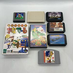 M0923706N ゲームソフトまとめ セガ パワーメモリー ワンギャンランド2 ゴエモン かなでーる マリオズテニス 餓狼伝説 中古品 現状品