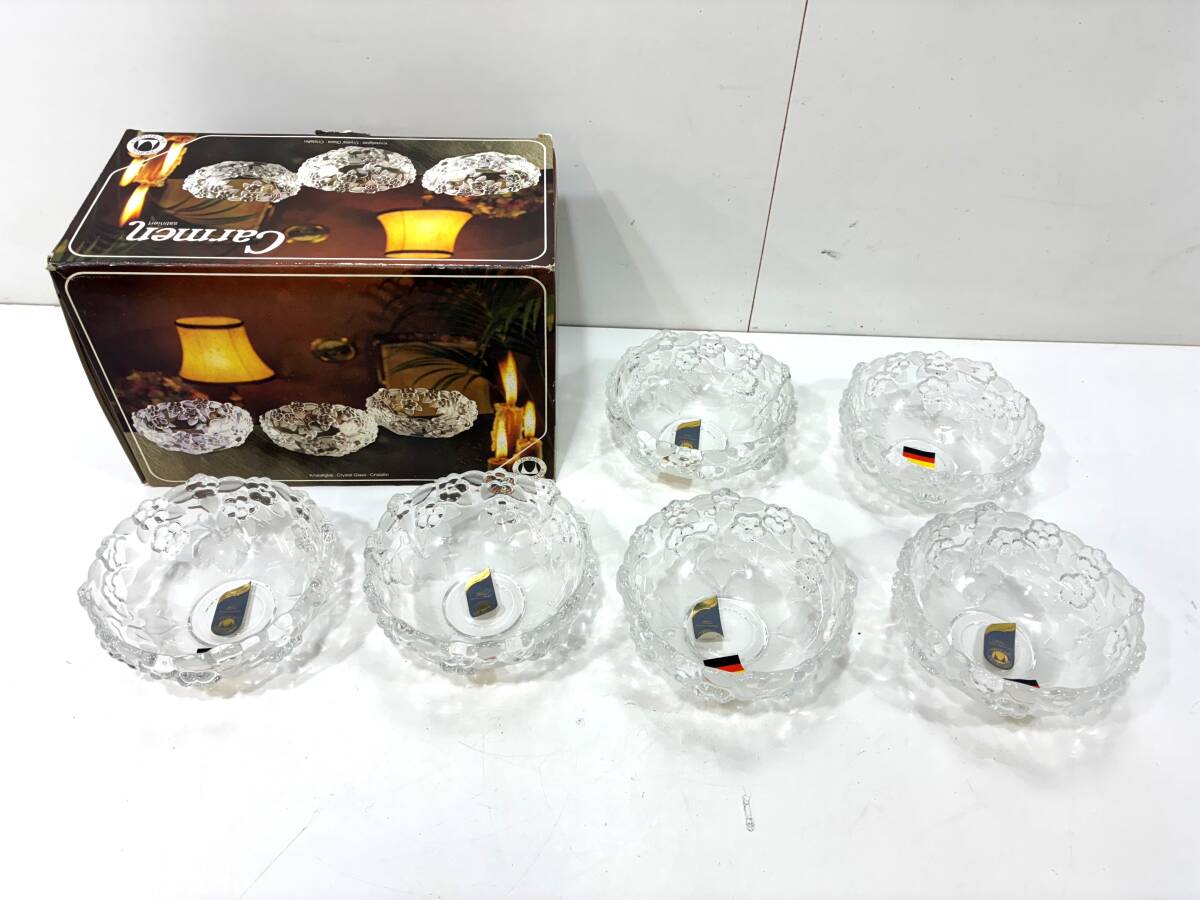 ドイツ Carmen クリスタルガラス ドイツ製 皿6客セット 新品 未使用 2025年最新】carmen SATINIERTの人気アイテム - メルカリ