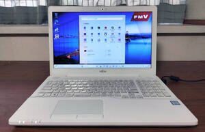 ★富士通★爆速 美品 Lifebook AH50/A3/Windows 11/Core i7 6700HQ(クアッドコア/8スレッド)/SSD 480GB/8GB/DVD S-マルチ/Office 2024
