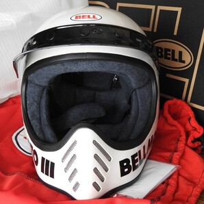 新品復刻版 BELL MOTO3 ヘルメット Mサイズ 白ホワイト