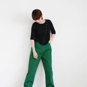 SELECT MOCA セレクトモカ カラーツイルテーパードパンツ