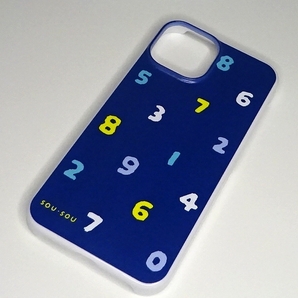 ☆ SOU SOU Textile Cover for iPhone 13 mini ☆ ソウソウのポリカ製スマホカバー SO-SU-U 四味紺青 美品 ☆
