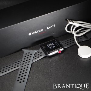 ◆1円~◆ Apple Watch SERIES3 アップル ウォッチ シリーズ3 ナイキモデル A1891 充電器 替えベルト スマートウォッチ 箱 「27181」
