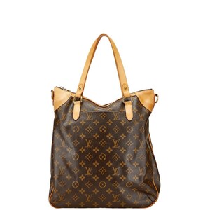 ルイ ヴィトン モノグラム オデオンGM ハンドバッグ トートバッグ M56388 ブラウン PVC レザー レディース LOUIS VUITTON 【中古】