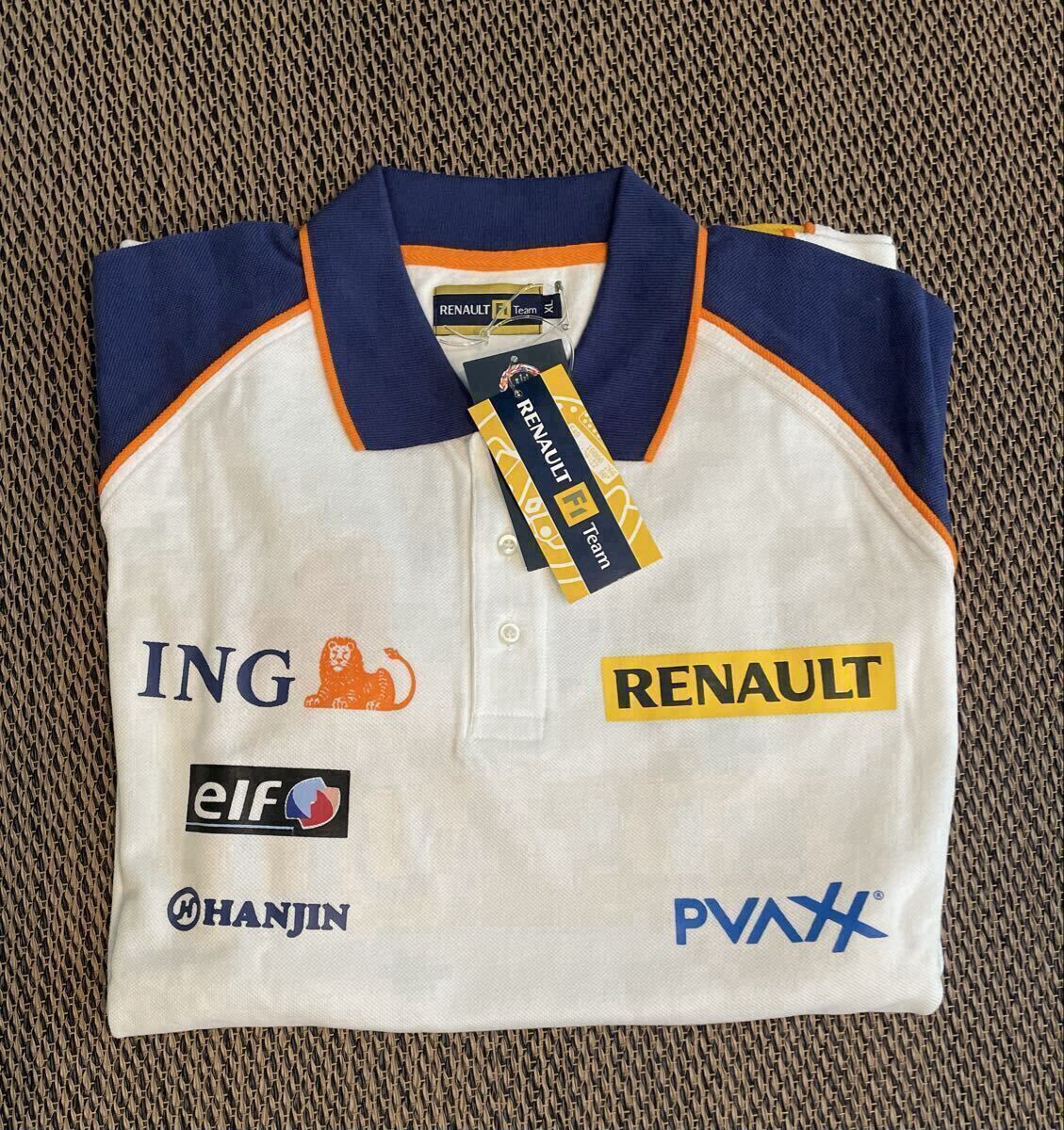 【激レア！非売品！早い者勝ち！】Renault F1 レーシングシャツ ルノー レーシングシャツ F1 チーム 刺繍 パッチ iモード