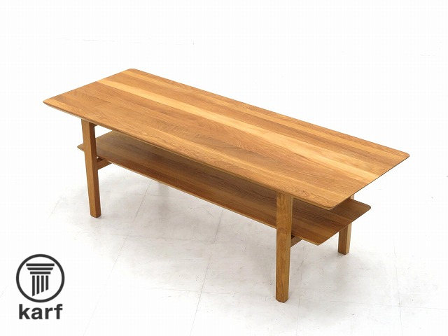 展示品　karf カーフ　オーク材　コーヒーテーブル　センターテーブル　北欧 展示品 karf カーフ オーク材 コーヒーテーブル センター