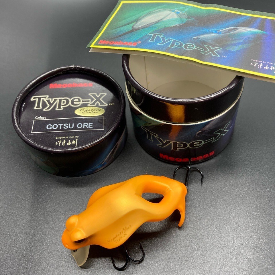 メガバス タイプx タイプエックス グッドデザイン賞Gマーク入 金 新品未開封 メガバス タイプx タイプエックス グッドデザイン賞Gマーク入 金