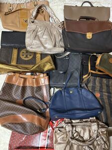 【1円スタート】ブランドバッグまとめ売り 大量セット CELINE COACH GUCCI FENDI TORY BURCH など ジャンク 含む