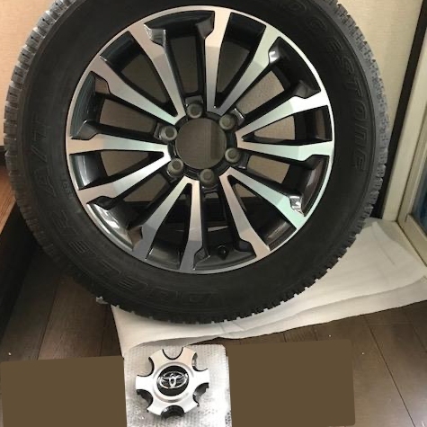 トヨタ ランクル プラド 120系 純正ホイール 4本SET 会社宛 送料無料 17×7.5J トヨタ 120系 ランドクルーザー