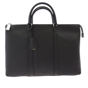 aniary アニアリ 07-01005 Shrink Leather レザー ブリーフケース ビジネスバッグ ブラック系【新古品】【未使用】【中古】