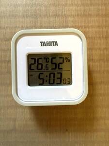 【中古】タニタ Tanita 温湿度計 TT-558 GY