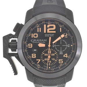 снижение цены Graham GRAHAM NM-2CCAU-0 Chrono Fighter большой размер керамика оправа самозаводящиеся часы мужской прекрасный товар I#139829
