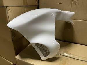 CBR400F フロントフェンダー 白/汎用 エアロシャーク フェンダー CBX400F BEET CBX550F ゼファーXJR400 メッシュフェンダー 外装