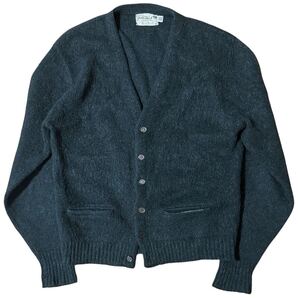 Rob Scot 60s ビンテージ ウール モヘヤカーディガン グリーン Mサイズ