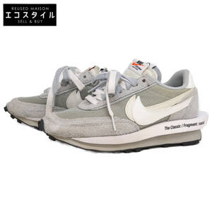 NIKE ナイキ Fragmentxsacai DH2684-001 Nike LD Waffle ローカットスニーカー 23cm Light Smoke Grey レディース