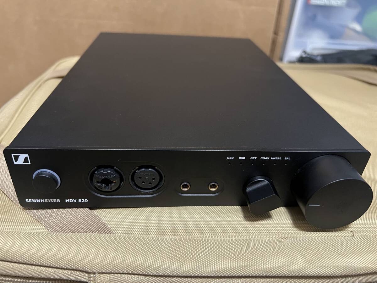 SENNHEISER - ゼンハイザー HDV820 箱なし 美品 Amazon.co.jp: ゼンハイザー ヘッドフォンアンプ HDV 820 【国内