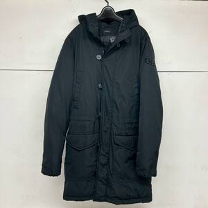 美品【DIESEL ディーゼル】ロングダウンコート レディース Lサイズ 黒 ブラック TYPE N.78 USED