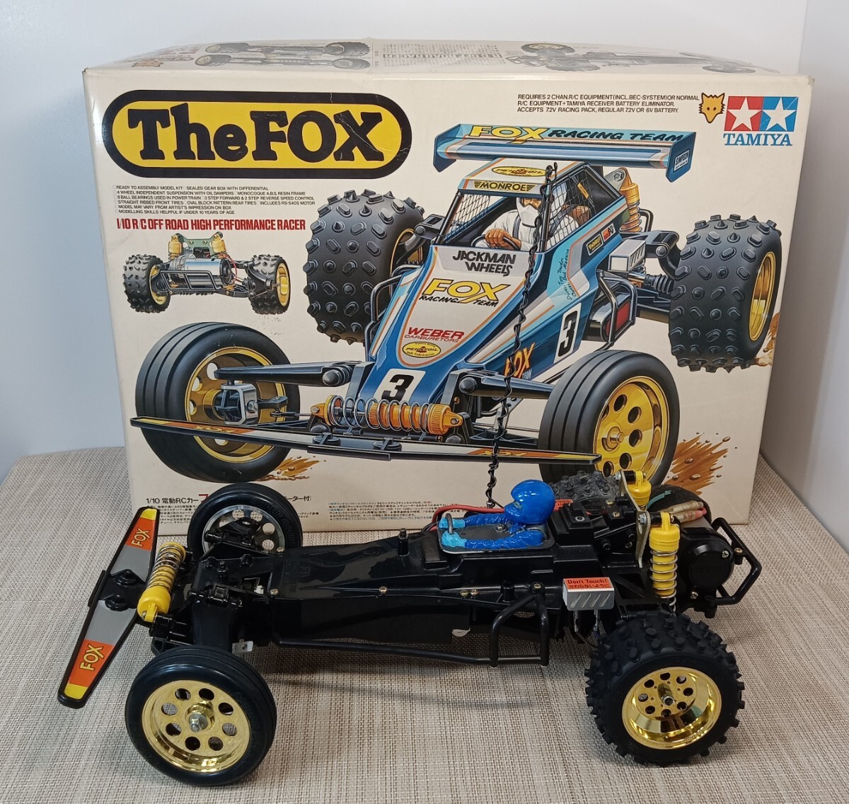 【ジャンク品】タミヤ　FOX 当時物 ホビーラジコンカー ジャンク品】タミヤ FOX 当時物 ホビーラジコンカー Yahoo