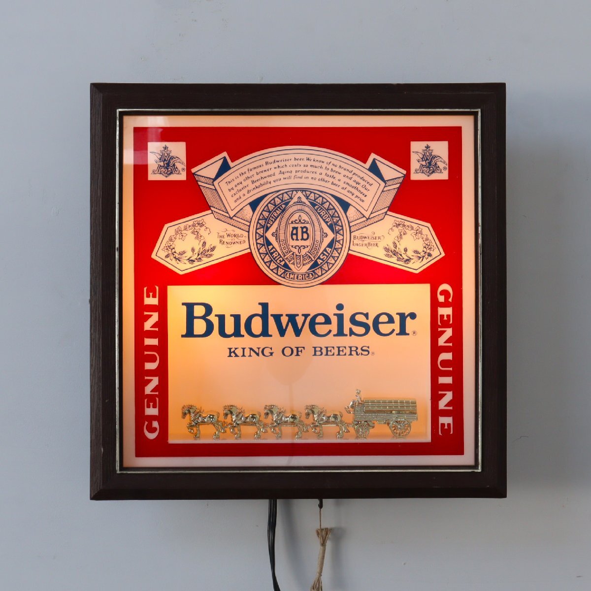 Budweiser ライトサイン バドワイザー 照明 ランプ ライト ビンテージ 2025年最新】Yahoo!オークション -バドワイザー ライトの中古品