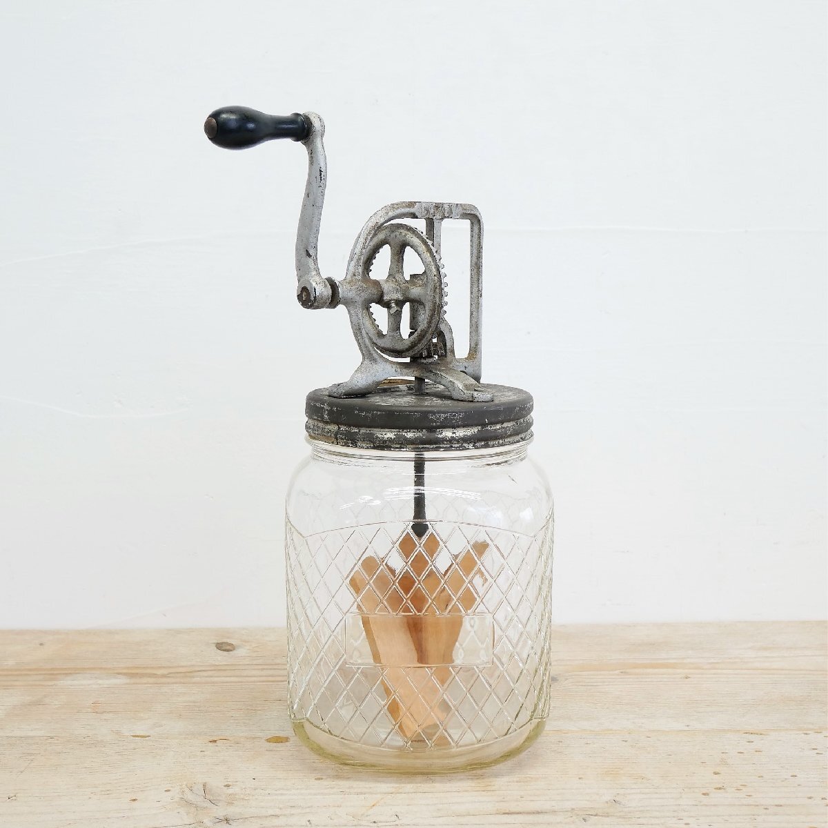 バターチャーン　ヴィンテージ　かくはん器 Vintage バターチャーン 19世紀後半から20世紀初頭