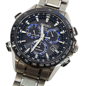 1円〜 セイコー SEIKO アストロン 8X82-0AN0-1 時計 メンズ ブランド クロノグラフ ソーラー GPS チタン セラミック (v0091120300)