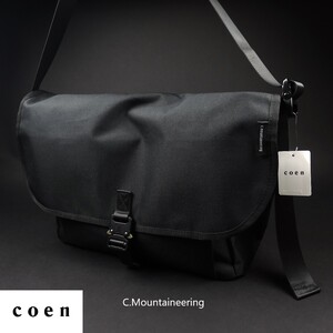 新品 ★ ユナイテッドアローズ コーエン coen C.Mt メッセンジャーバッグ ショルダーバッグ 183/黒