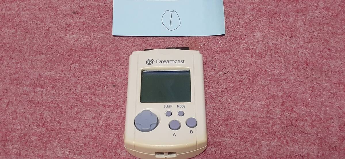 ドリームキャストダイレクト専売品 セガ ビジュアルメモリ パールホワイト ドリームキャストダイレクト専売品 セガ ビジュアルメモリ