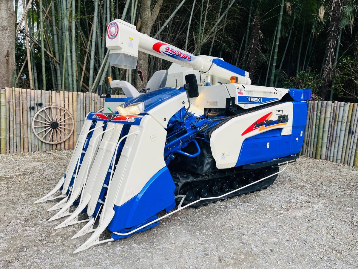 イセキ コンバイン HVB319G-ZKWC 3条刈 動作確認済み 引き取り限定 イセキ 中古 コンバイン HVB319G-ZKWC – 農キング