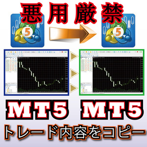 無料版有り! MT5用 コピーツール FX トレードをコピー キャッシュバック 口座縛り 解除 無効 口座縛り無し EA 自動売買 ナンピンマーチン