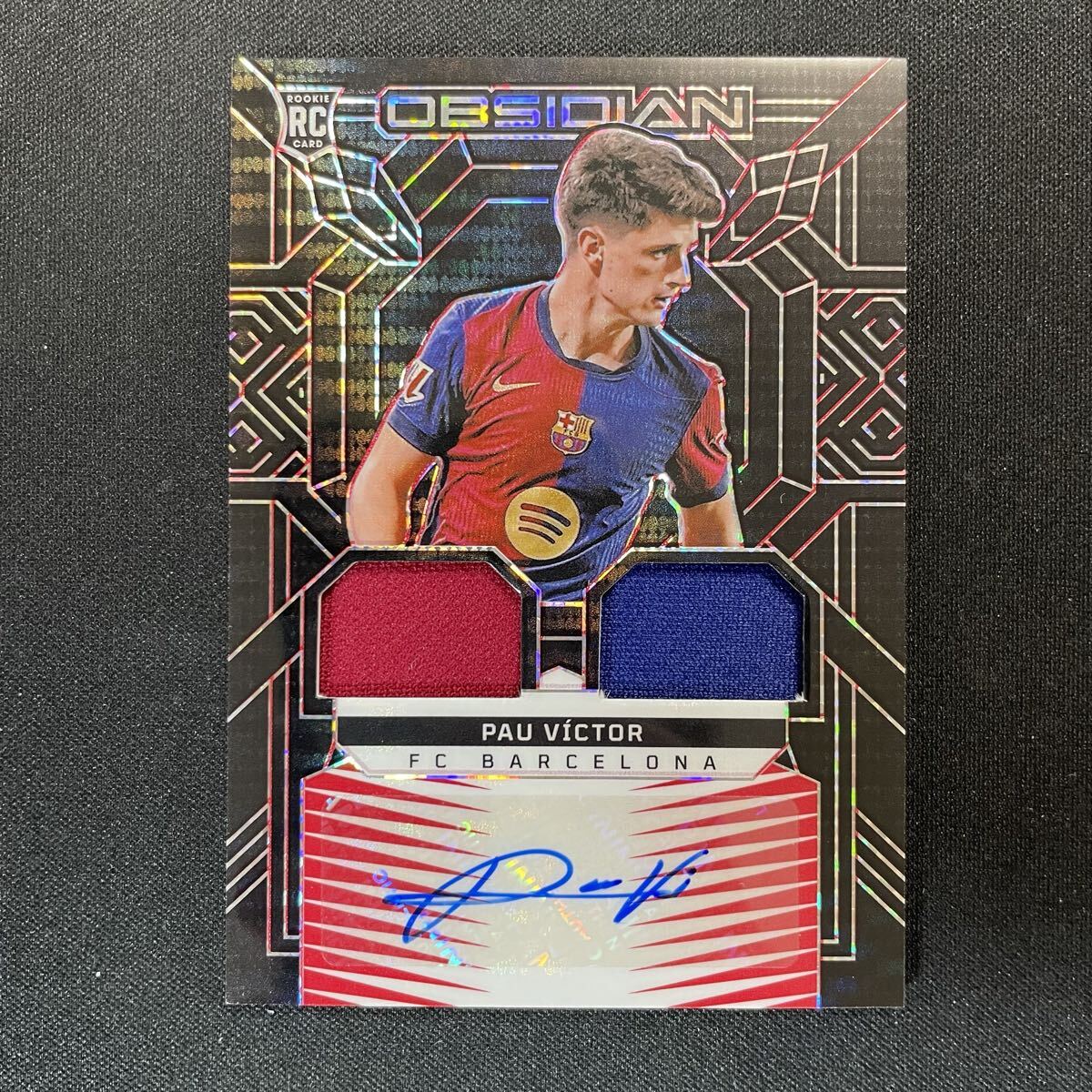 Panini Obsidian フランス代表 ヴァラン 直筆サインカード Panini Obsidian フランス代表 ヴァラン 直筆サインカード