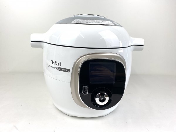 中古 T-fal Cook4me 電気圧力鍋 ホワイト 美品】T-fal Cook4me Express 電気圧力鍋 失敗しない、おまかせ