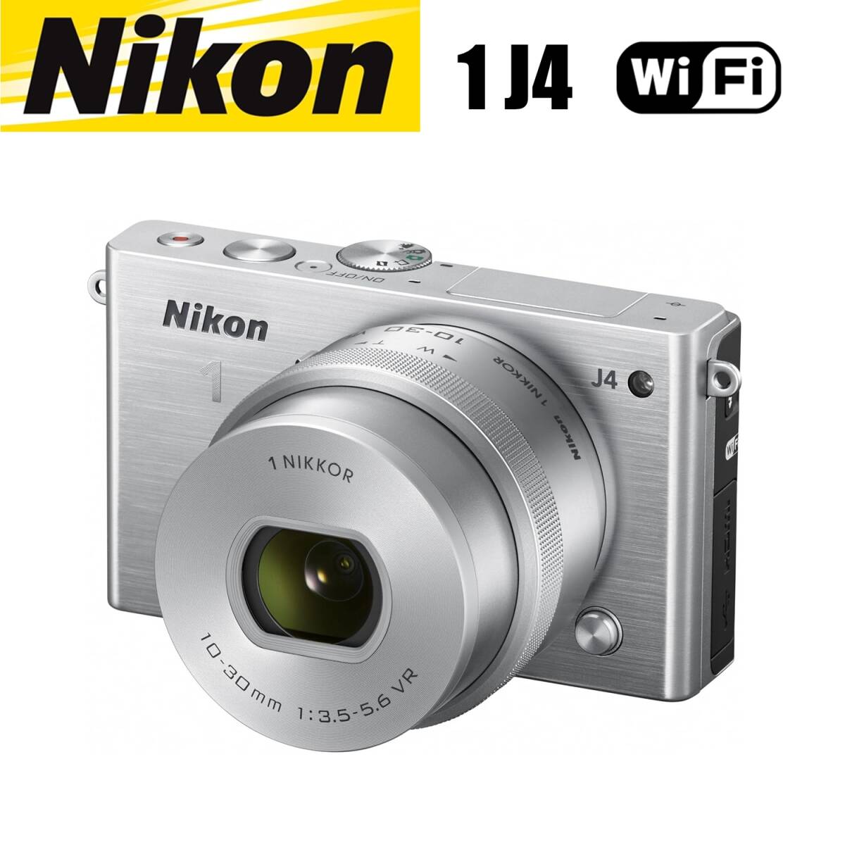 Nikon1 J4　ミラーレス一眼 シルバー Amazon | Nikon ミラーレス一眼 Nikon1 J4 ダブルズームキット