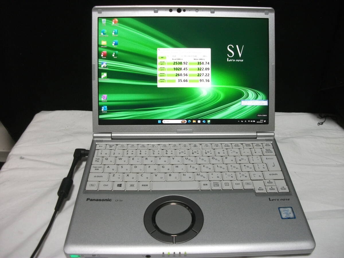 日本製 ノートPC Panasonic CF-SZ6RFQVS i5 Win11 日本製 ノートPC Panasonic CF-SZ6RFQVS i5 Win11の通販 by 中古