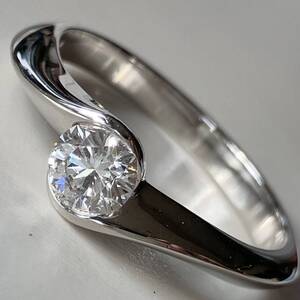 ダイヤモンド 指輪 スタージュエリー pt950 0.320ct サイズ9