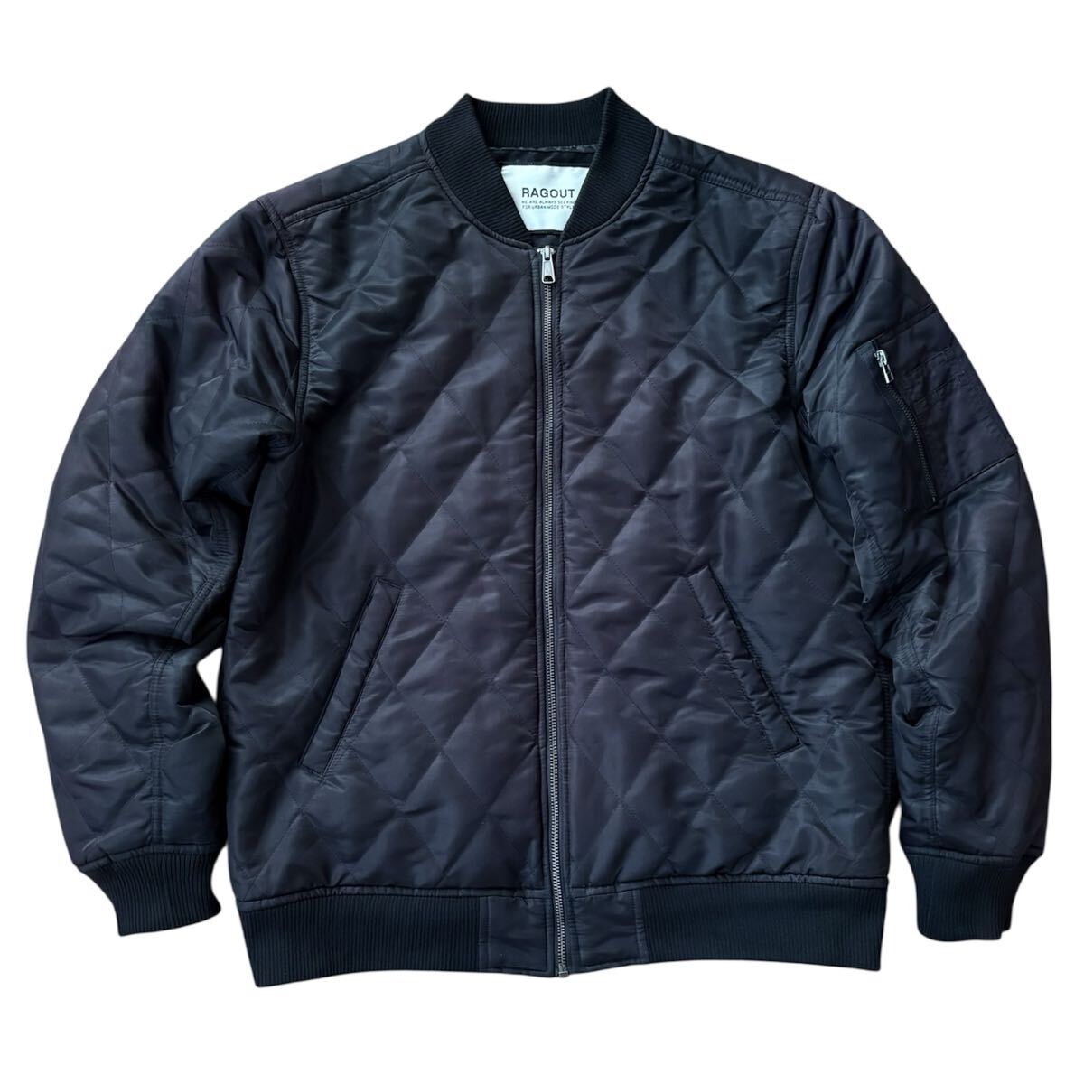 新品未使用タグ付きY's....ワイズビーLブルゾンMA1ネイビー YZ5361-02-LL ネイビー 防炎空冷服 綿100% (ブルゾンのみ) 1着