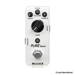 最落無し! Mooer Pure Boost / a50334 ミニサイズ、2バンドEQ搭載のクリーンブースト 1円