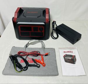 動作確認済 suaoki CN-2000W 大容量 ポータブル電源 2000W 516000mAh/1909Wh 純正弦波 AC100V (定格2000W 瞬間最大4000W) PSE認証済 0921