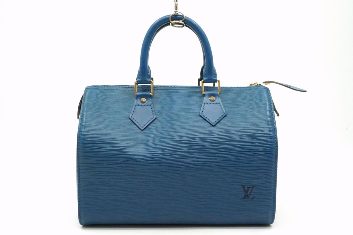 ルイヴィトン　エピ　スピーディ25　ミニボストン　バッグ　ブルー　4621 ルイヴィトン エピ スピーディ25 ミニボストン バッグ ブルー