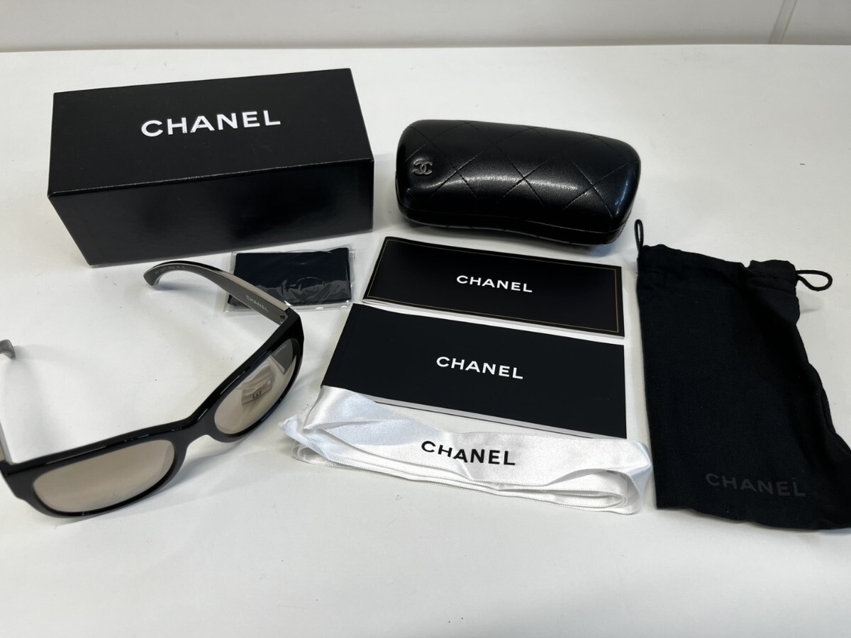 koko★超美品 使用感少い★シャネル CHANELサングラス ケース付き CHANELシャネル サングラス 眼鏡 ココマーク ケース付き - メルカリ