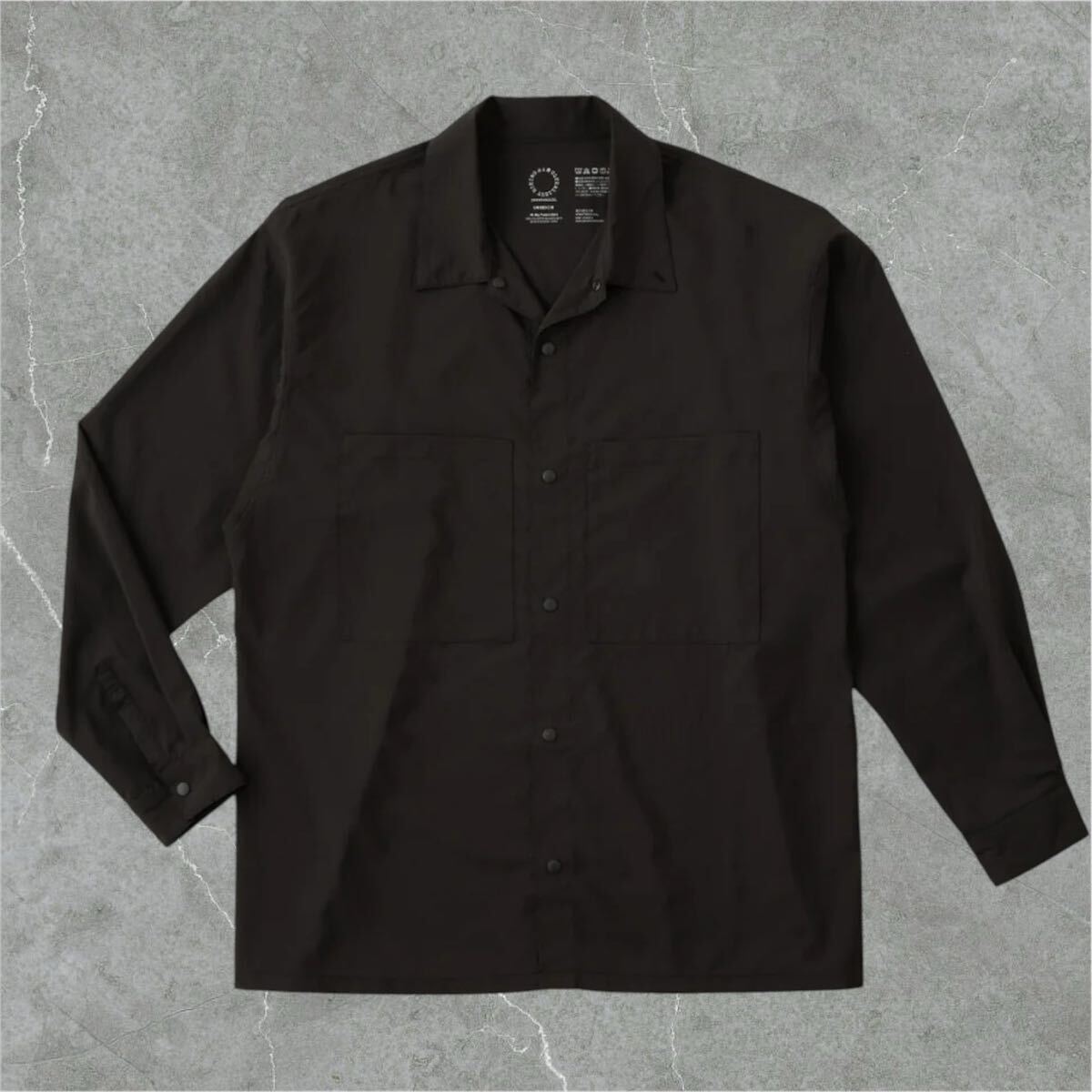 未使用 山と道 UL Big Pocket Shirt シャツ ブラック 黒 L UL Big Pocket Shirt | 山と道 U.L. HIKE & BACKPACKING