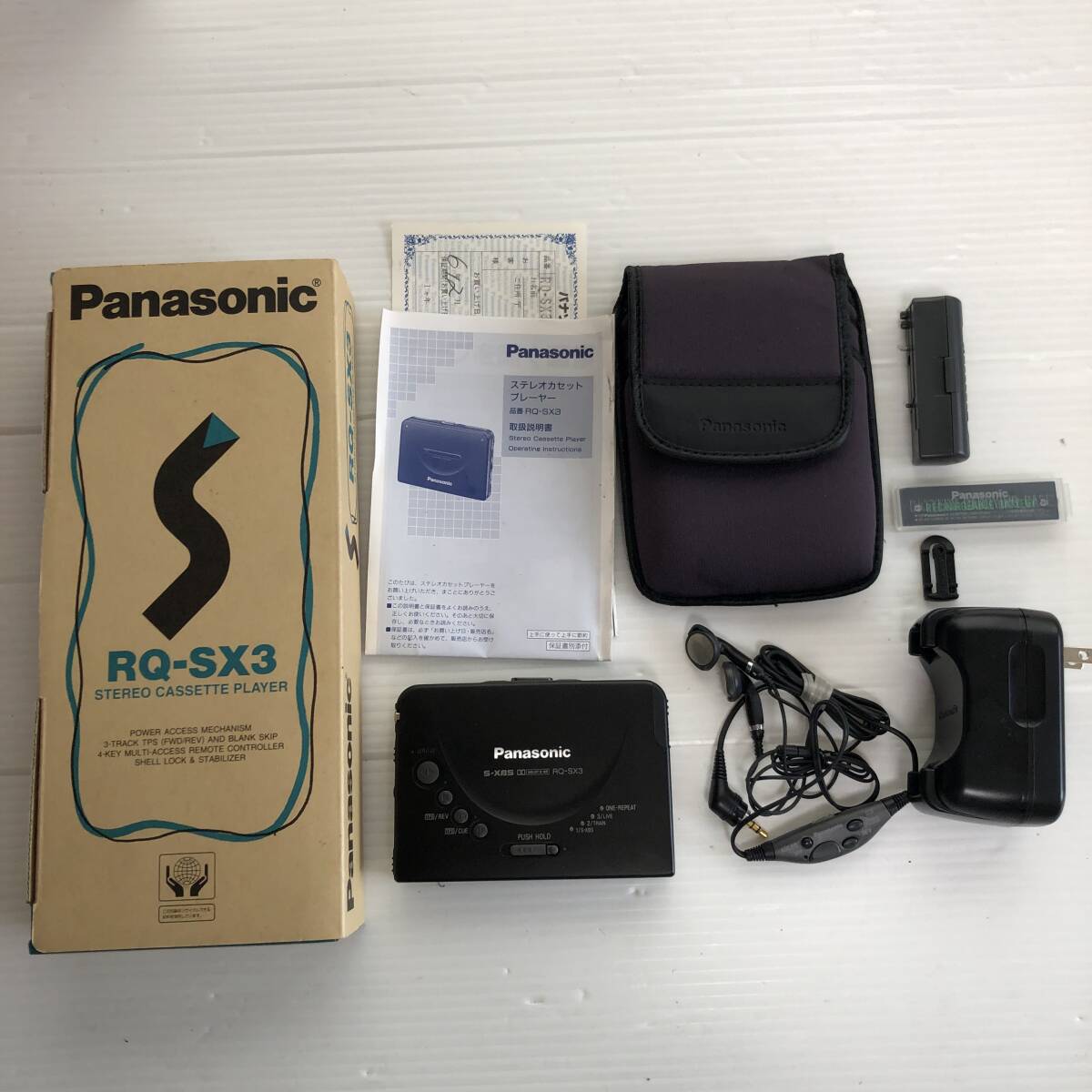Panasonicステレオカセットプレーヤー　RQ-SX3 未使用品 Yahoo!オークション -「panasonic sx3」(カセットプレーヤー